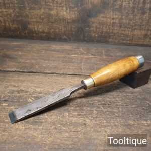 Vintage Robert Sorby 7/8” Firmer Chisel Boxwood Handle - Refurbished