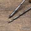 2 No: Vintage Gimlets 1/4” + 3/16” Sizes Beechwood Handles - Good Condition