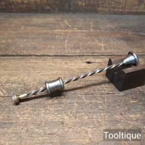 Vintage 7” Archimedes Drill with 1/8” 3 Jaw Brass Chuck - Good Condition Vintage 7” Archimedes Drill with 1/8” 3 Jaw Brass Chuck - Good Condition