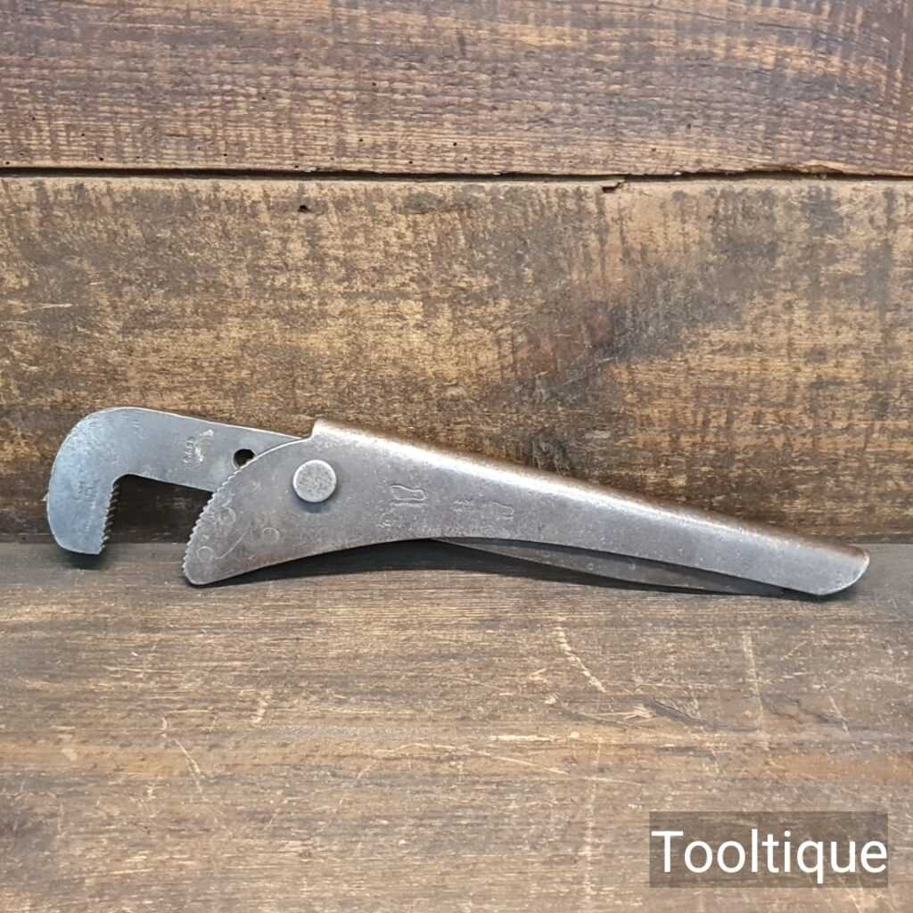 Vintage 12” Footprint of Sheffield Pipe Wrench Or Grips - Good Condition