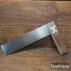 Antique Marples Hibernia Carpenters 12” Rosewood Brass Try Square - Refurbished