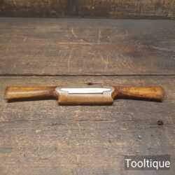 Vintage Carpenters Beechwood Curved Sole Spokeshave - Refurbished To Use