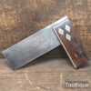 Vintage Carpenters Rosewood & Brass 4.5” Try Square - Refurbished