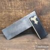 Vintage Carpenters Ebony & Brass 4.5” Square - Good Condition