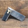 Vintage Carpenters Ebony & Brass 4.5” Square - Good Condition