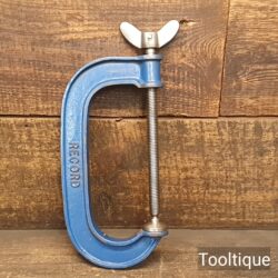 Vintage Record Tools Fine Threaded 6” G Cramp - Refurbished Ready For Use