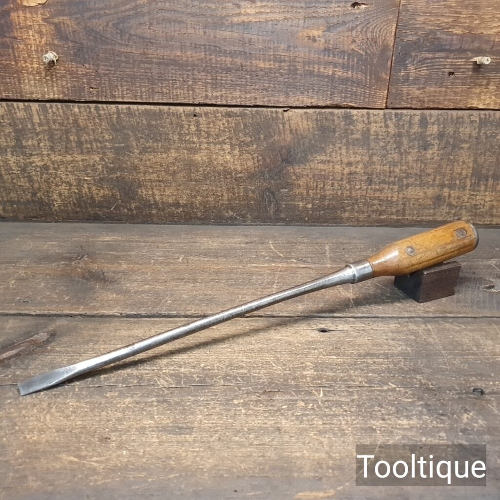 Superb Scarce Quality Vintage Pexto USA ‘Solbar’ Model 18” Improved Perfect Pattern Screwdriver