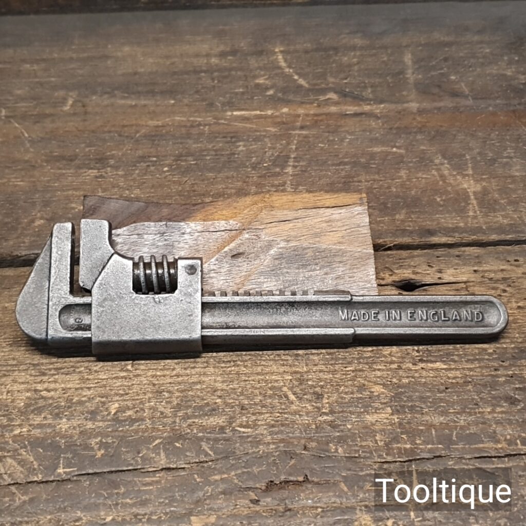 Vintage English Made 7” F Wrench - Good Condition