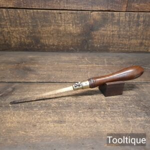 Vintage Rosewood & Brass Carpenters Padsaw - Refurbished Ready To Use