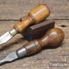 2: No Vintage 6” Turnscrew Screwdrivers Beech Handles - Refurbished