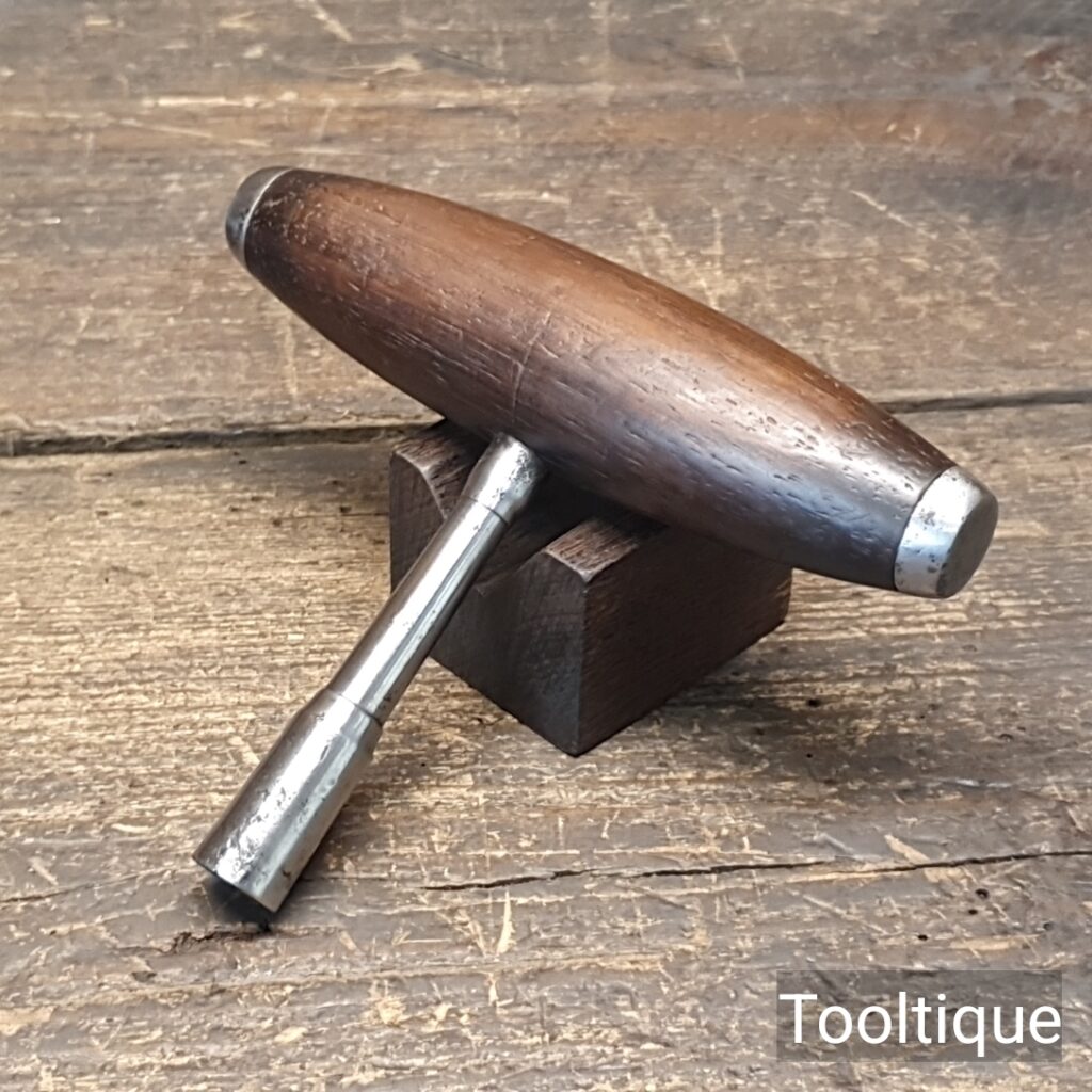 Vintage ¼” Luthiers Piano Tuning Hammer Key Rosewood Handle - Refurbished