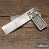 Vintage 4” Henry Disston Carpenters Calibrated Steel Square - Good Condition