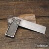 Vintage 4” Henry Disston Carpenters Calibrated Steel Square - Good Condition