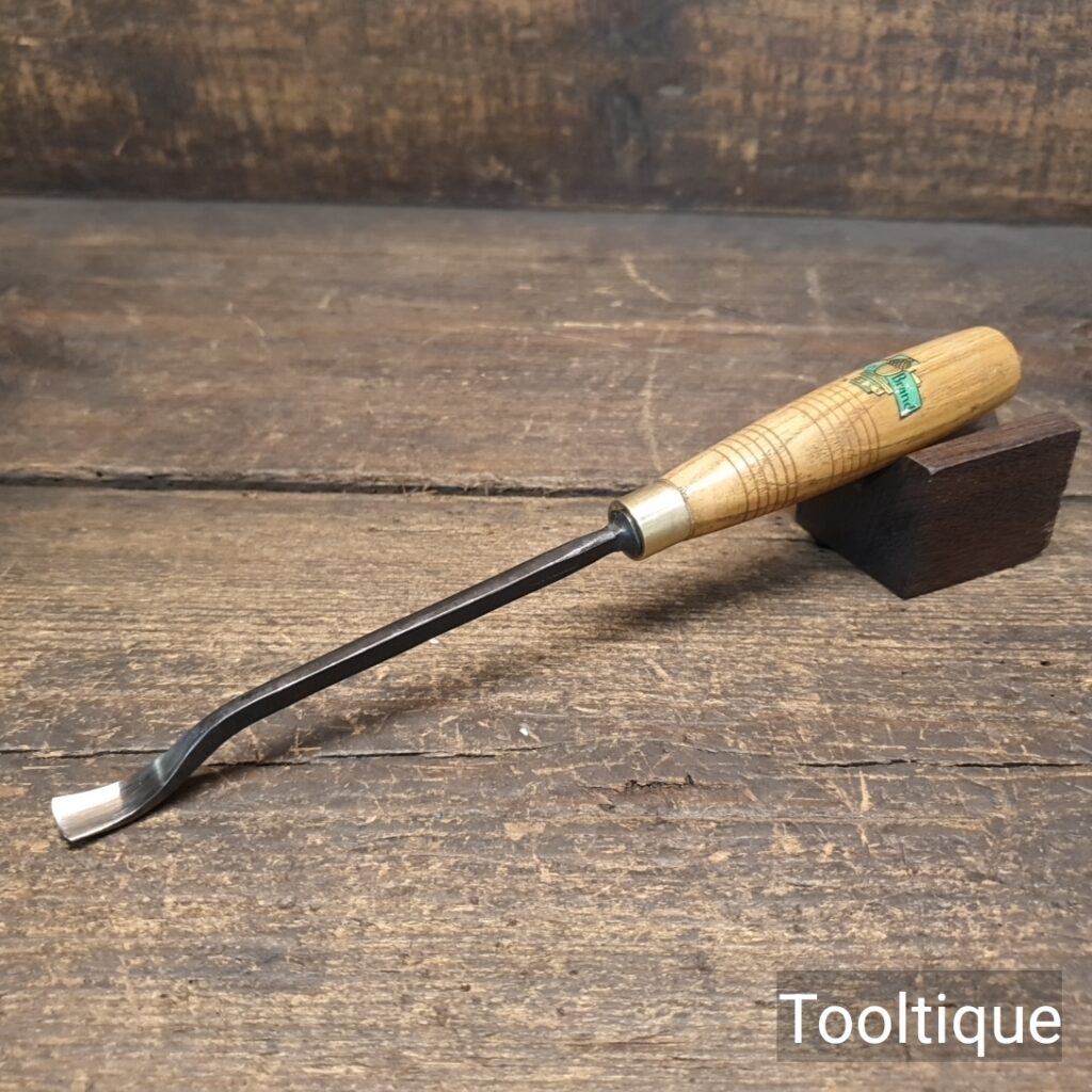 Vintage 3/8” Henry Taylor Acorn Brand No: 27 Woodcarving Spoon Bit Chisel - Refurbished
