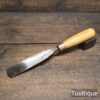 Vintage 1 3/16” Marples & Sons Shamrock Woodcarving Gouge Chisel - Refurbished