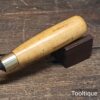 Vintage 1 3/16” Marples & Sons Shamrock Woodcarving Gouge Chisel - Refurbished