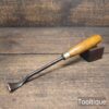Vintage No: 36 S.J Addis 15/16” Reverse Fishtail Spoon Gouge Chisel - Good Condition