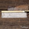 Vintage 5“ Long Brass Back Gents 15 Tpi Saw Rosewood Handle - Refurbished To Use
