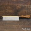 Vintage 7“Long Brass Back Gents 15 Tpi Saw Beech Handle - Refurbished To Use