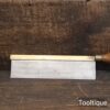 Vintage 7“Long Brass Back Gents 15 Tpi Saw Beech Handle - Refurbished To Use