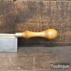 Vintage 8” Long Brass Back Gents 14 Tpi Saw Beech Handle - Refurbished For Use