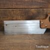 Vintage Sandvik 10” Steel Back Tenon Saw 13 TPI - Refurbished Sharpened Rip