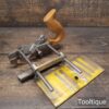 Vintage Stanley No: 13-052 Plough Plane with 10 Cutters - Refurbished
