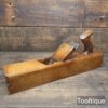 Vintage A.S Lunt Leicester 17” Beechwood Badger Plane - Refurbished