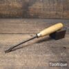 Vintage Herring Bros Woodcarving 3/16” Spooned Channel Chisel - Good Condition