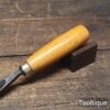 Vintage 1” J.B Addis No:16 Curved Woodcarving Gouge Chisel - Good Condition