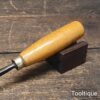 Vintage 1” Wide J.B Addis No:27 Woodcarving Spoon Gouge Chisel - Good Condition