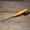 Vintage Patternmakers Woodcarving ¼” Channel Chisel - Good Condition