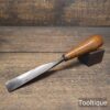 Antique 1” Wide Hearnshaw Bros. Woodcarving Gouge Chisel - Good Condition