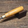 Vintage ¾” Wide J.B Addis No:28 Woodcarving Spoon Gouge Chisel - Good Condition