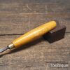 Antique 3/8” Wide Hearnshaw Bros Woodcarving Incannel Gouge Chisel - Good Condition