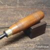 Vintage 11/16” Wide S.J Addis No:43 Woodcarving Vee Spoon Chisel - Good Condition