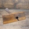 Antique 18th C Gabriel Planemakers Beechwood Angled Rabbet Plane - Good Condition