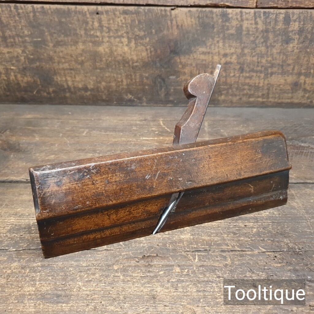 Antique 18th Century Mutter Side Rabbet Beechwood Plane - Good Fair Condition