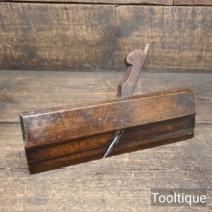  Antique 18th Century Mutter Side Rabbet Beechwood Plane - Good Fair Condition