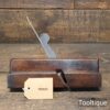 Rare Mathew Hindmarsh c1801/21 Beechwood No: 4 Round or Hollowing Plane