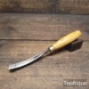Vintage ½” Wide Addis & Sons Woodcarving Curved Vee Chisel - Good Condition