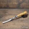 Vintage 9/16” Wide Henry Taylor Acorn Brand Woodcarving Curved Gouge Chisel
