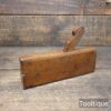 Vintage 4/8 Stothert & Walker c1842-57 Quirk Ogee Beechwood Moulding Plane