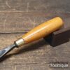Vintage 13/16” J.B Addis No:16 Curved Woodcarving Gouge Chisel - Good Condition
