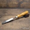 Crisp Vintage T. Wales & Sons Carpenters 5/8” Gouge Chisel - Good Condition