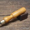 Crisp Vintage T. Wales & Sons Carpenters 5/8” Gouge Chisel - Good Condition