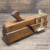 Vintage Beechwood Moving Filister Plane - Refurbished Ready For Use
