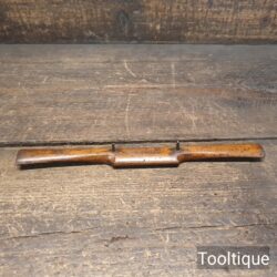 Vintage Beechwood Spokeshave 1 ¾” Cutter Rounded Sole - Refurbished