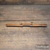 Vintage Beechwood Spokeshave 1 ¾” Cutter Rounded Sole - Refurbished