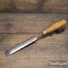 Vintage 1” English Cast Forged Steel Long Series Bevel Edge Chisel - Fully Refurbished